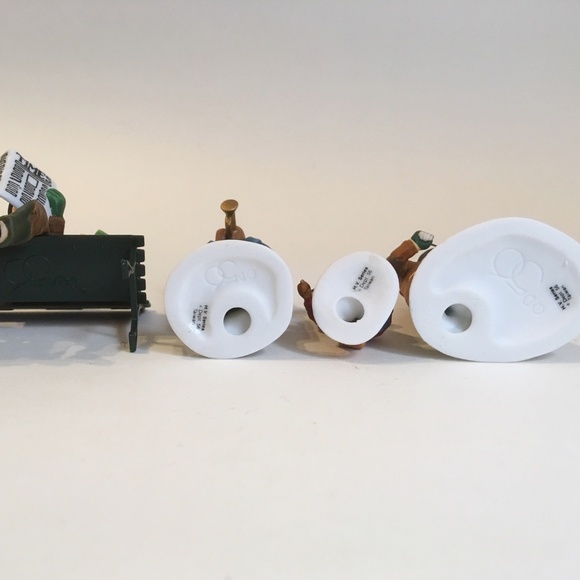 Heritage Village Collection 4 Pc Rest Ye Merry Gentleman Street Musician Dept 56 - Picture 8 of 8